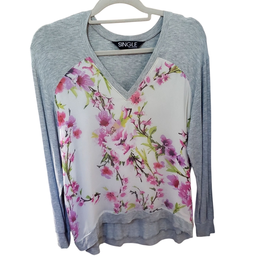 Single Silk Japanese Cherry Blossom Top Size L
